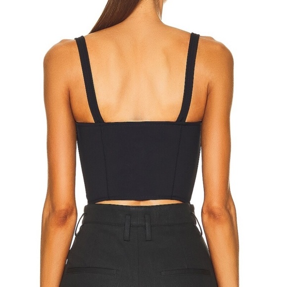 NWT Dion Lee Double Arch Bustier Top in Black - Size 0 - Picture 3 of 9
